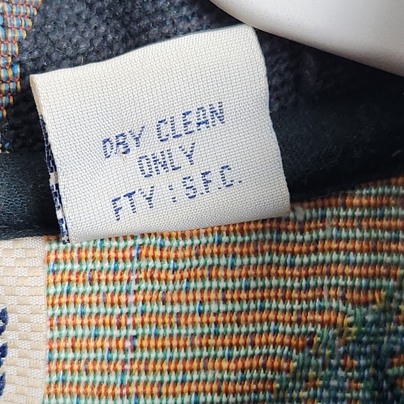 New Direction Vintage Cottagecore Black Puppy Dog Blazer Jacket Womens Size XL - Picture 9 of 9